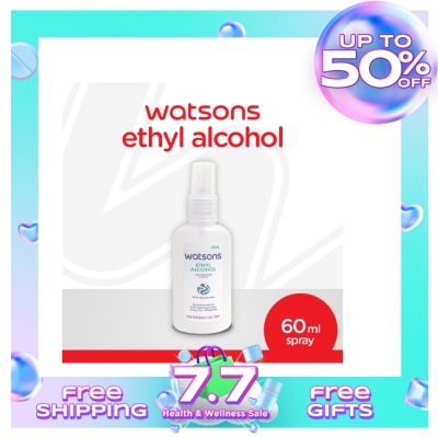 WATSONS Ethyl Alcohol 60ml Spray