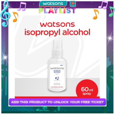 WATSONS Isopropyl Alcohol 60ml Spray