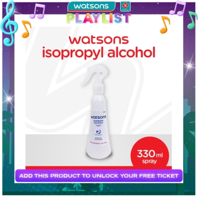 WATSONS Isopropyl Alcohol 330ml Spray