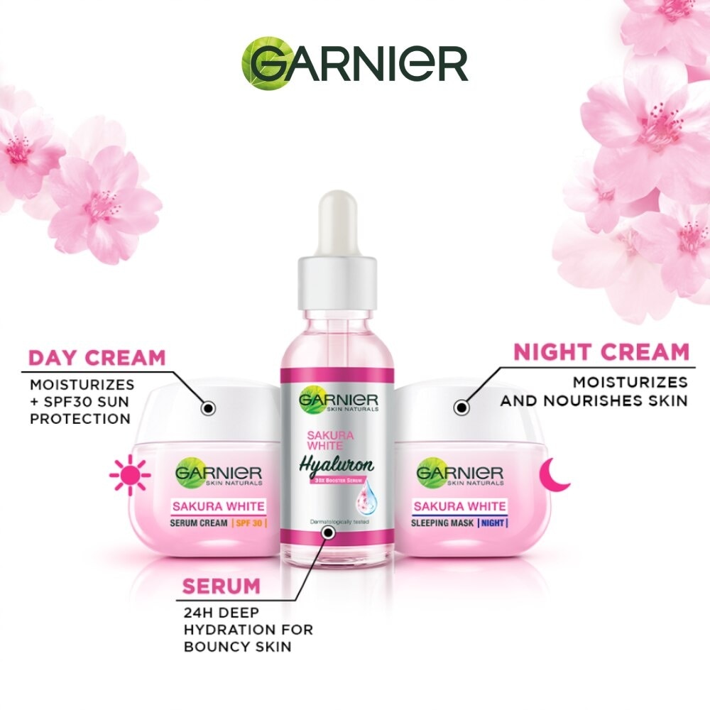 Sakura White Hyaluronic Acid Serum [for 24H HYDRATION] 30mL