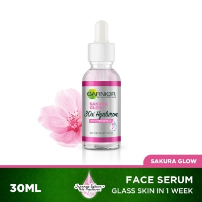 GARNIER Sakura White Hyaluronic Acid Serum [for 24H HYDRATION] 30mL