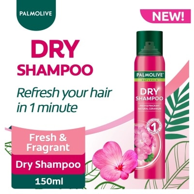 PALMOLIVE Palmolive Naturals Fresh & Fragrant Natural Geranium Dry Shampoo 150ml