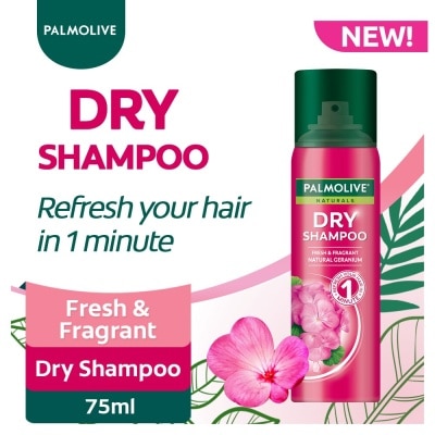 PALMOLIVE Palmolive Naturals Fresh & Fragrant Natural Geranium Dry Shampoo 75ml