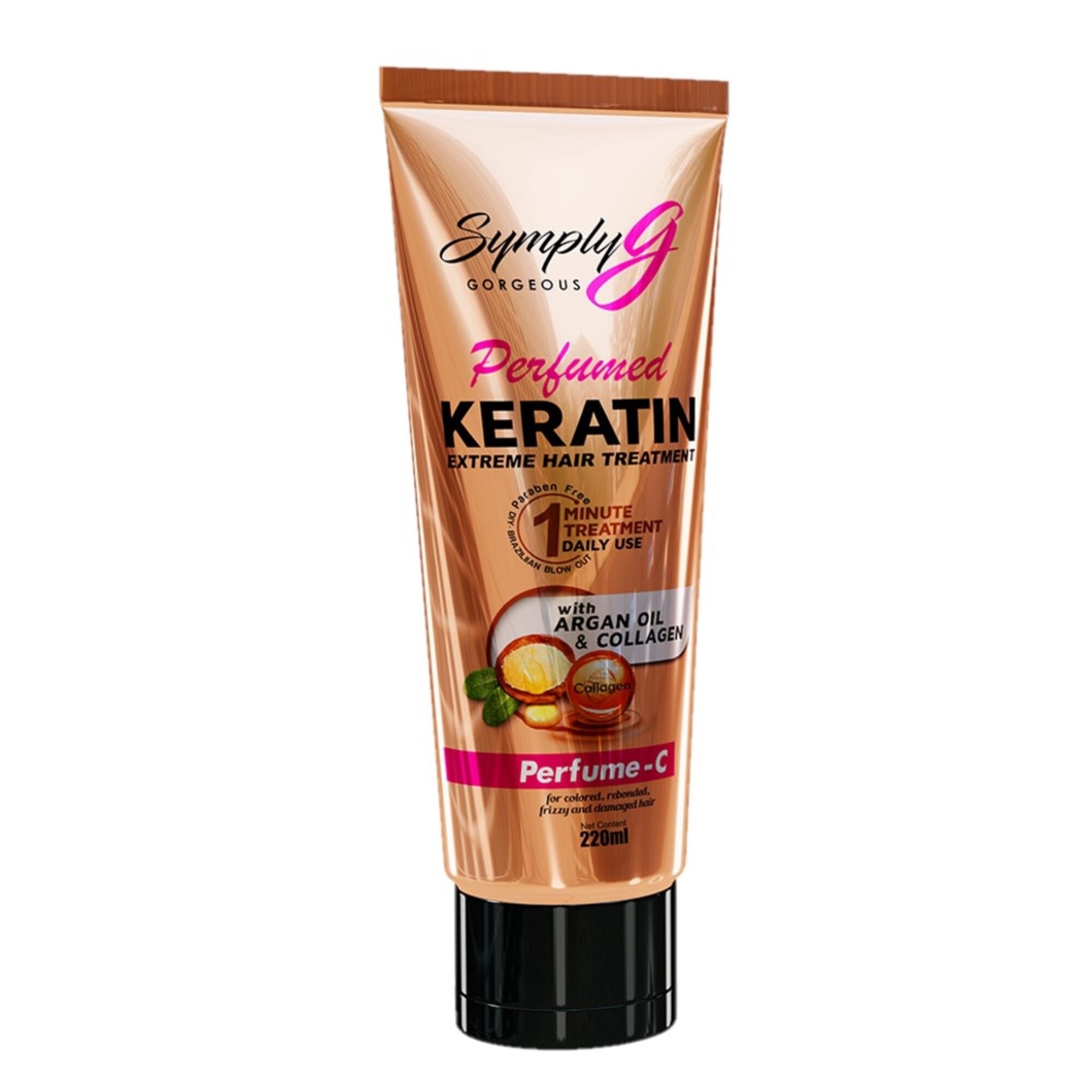 Symply G Perfume C Keratin Extreme Hair Treatment With Argan Oil & Collagen