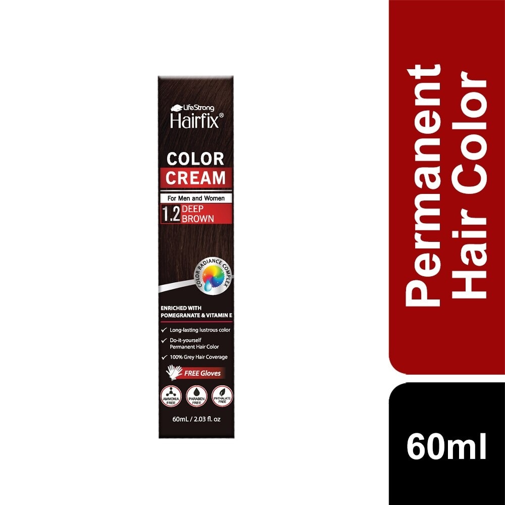 Color Radiance Hair Coloring cream Deep Brown 1.2 60ML