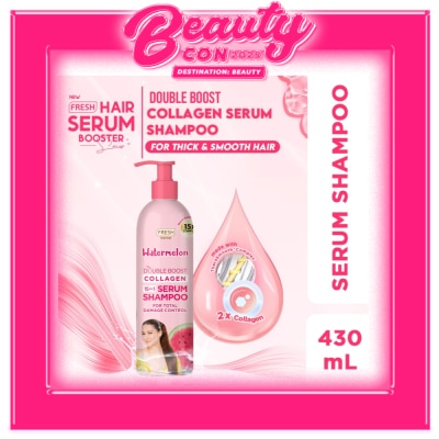 FRESH Hairlab Watemelon Double Boost Collagen Serum Shampoo 430 ml