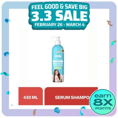 FRESH Hairlab Milk Boost Argan Serum Shampoo 430ml