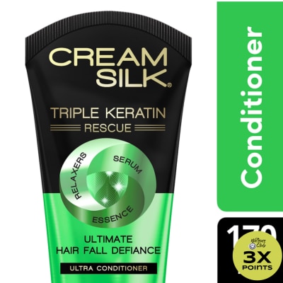 CREAMSILK Cream Silk Triple Keratin Rescue Hair Fall Defiance Ultra Conditioner 170ML