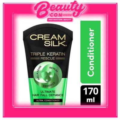 CREAMSILK Cream Silk Triple Keratin Rescue Hair Fall Defiance Ultra Conditioner 170ML