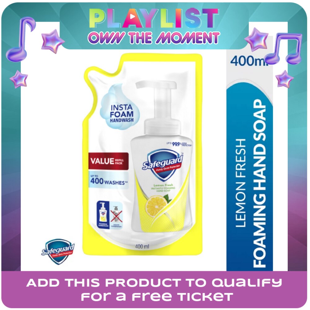 SAFEGUARD SAFEGUARD Foaming Hand Soap Lemon Refill 400ml x 1
