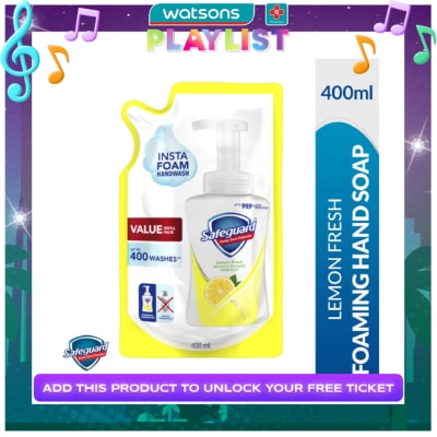 SAFEGUARD SAFEGUARD Foaming Hand Soap Lemon Refill 400ml