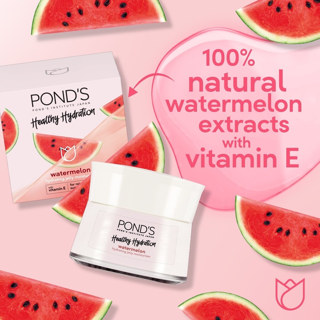 Ponds Healthy Hydration Watermelon Hydrating Jelly Moisturizer with Vitamin E 50g