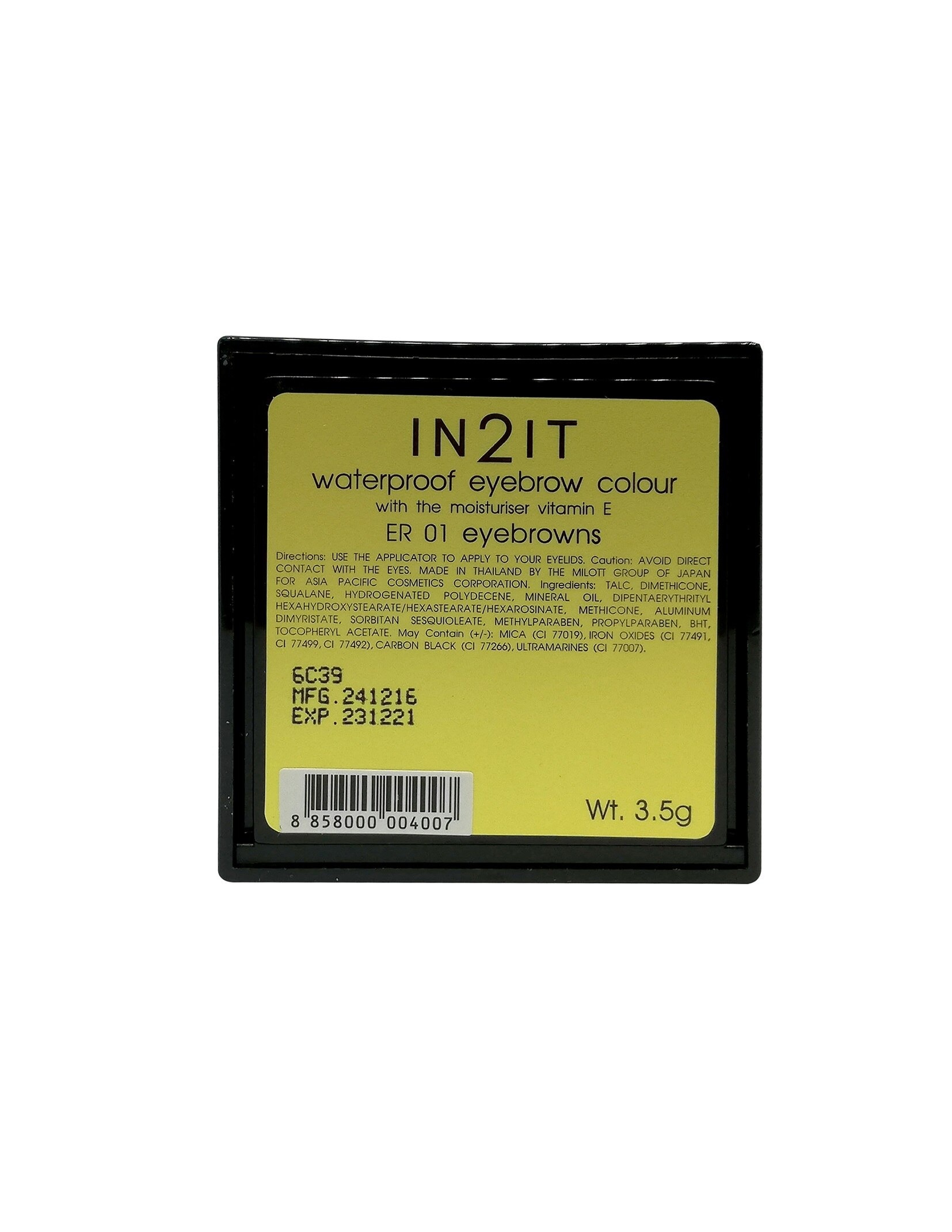 Waterproof Eyebrow Colour ER 01 Eyebrowns 3.5g