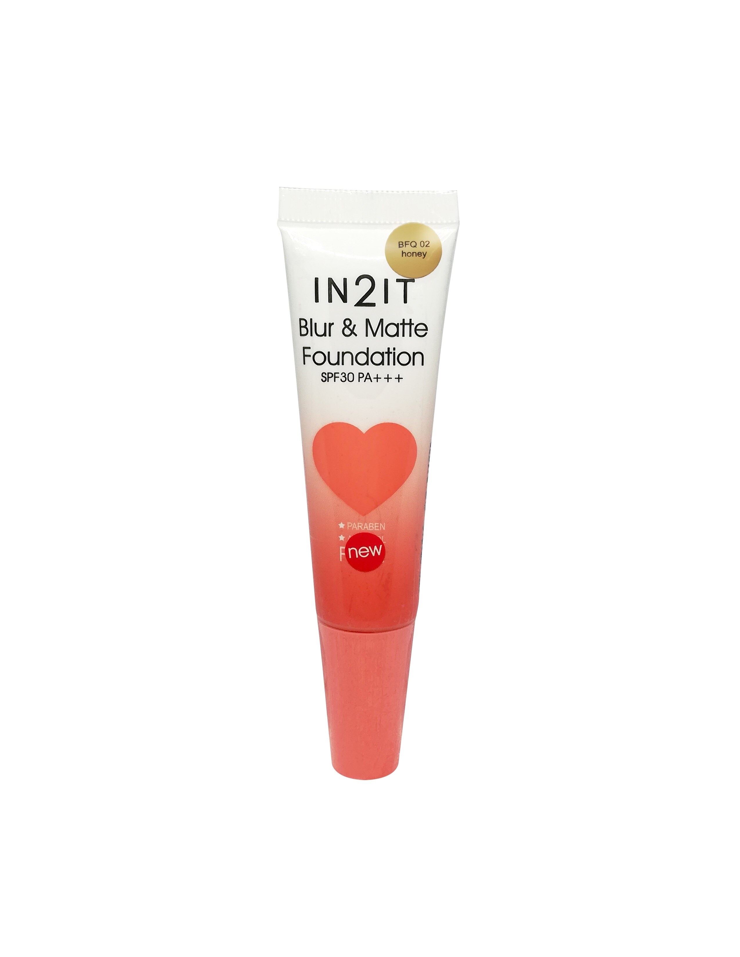 IN 2 IT Blur & Matte Foundation SPF 30 PA+++ BFQ 02 Honey 6g