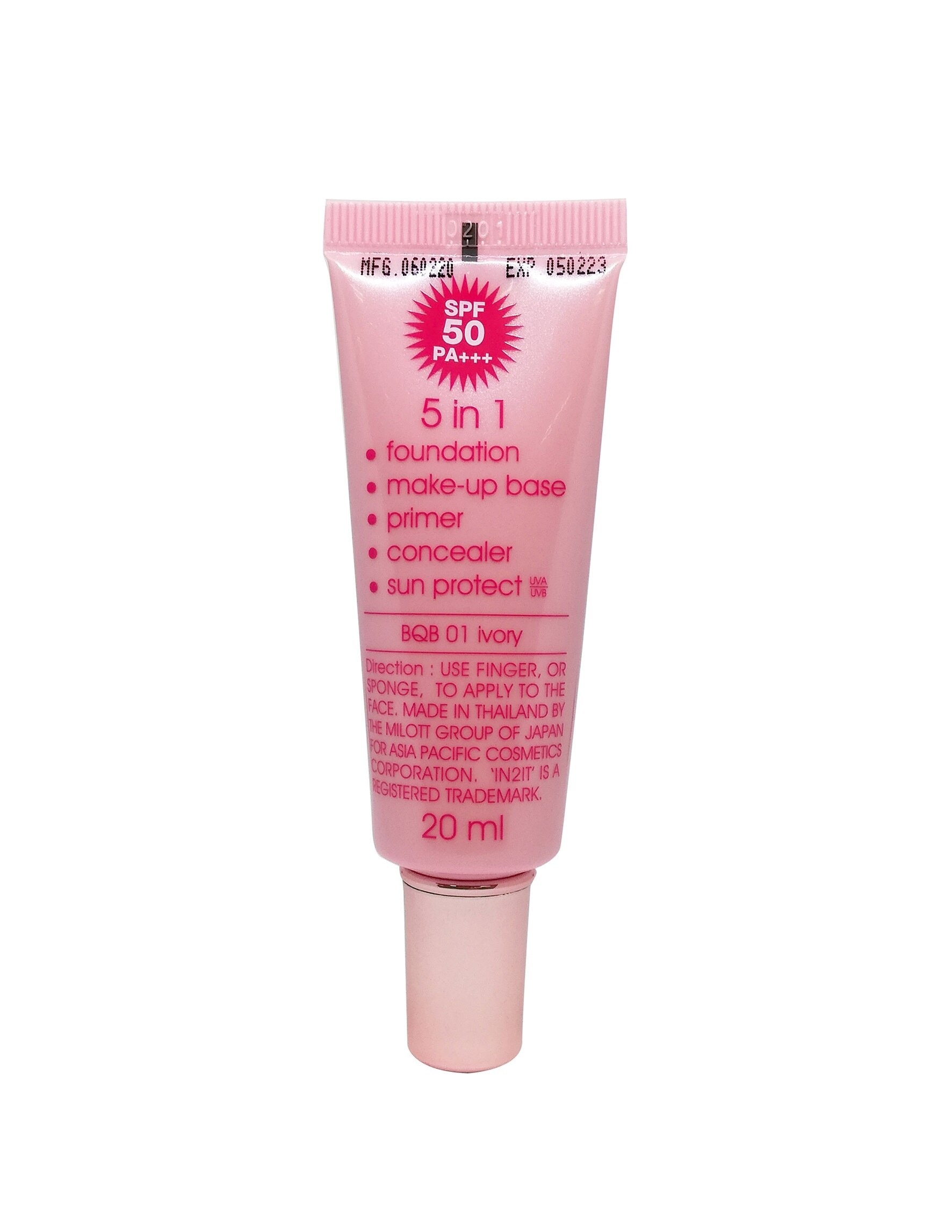 BB Bright 5 in 1 Make Up Cream BQB01 Ivory 20ml