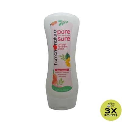 HUMAN NATURE Pure and Sure Feminine Wash Fresh Bloom 165ml