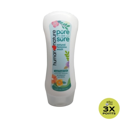 HUMAN NATURE Pure and Sure Feminine Wash Cool Fresh Tea 165ml