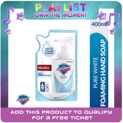 SAFEGUARD - SAFEGUARD Foaming Hand Soap Pure White Refill 400ml x 1