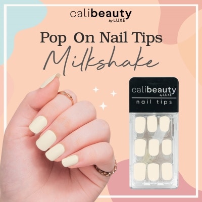 CALI BEAUTY - Press On Nail Tips Milk Shake 24 Tips