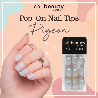 CALI BEAUTY Press On Nail Tips Pigeon 24 Tips