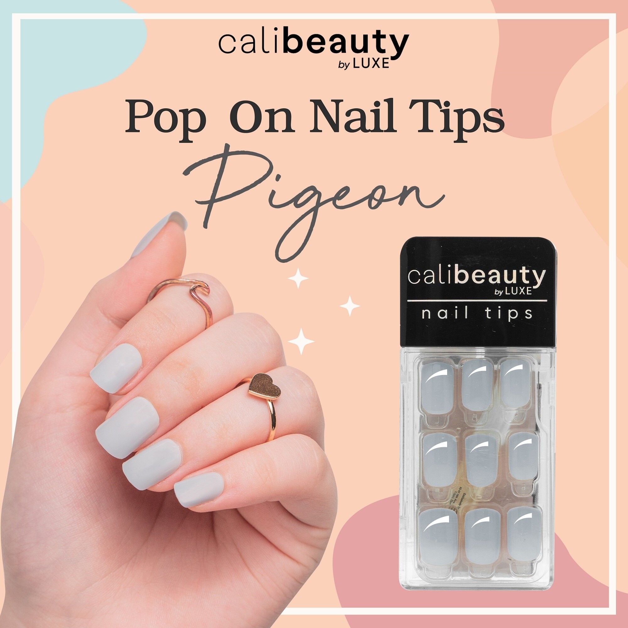 Press On Nail Tips Pigeon 24 Tips