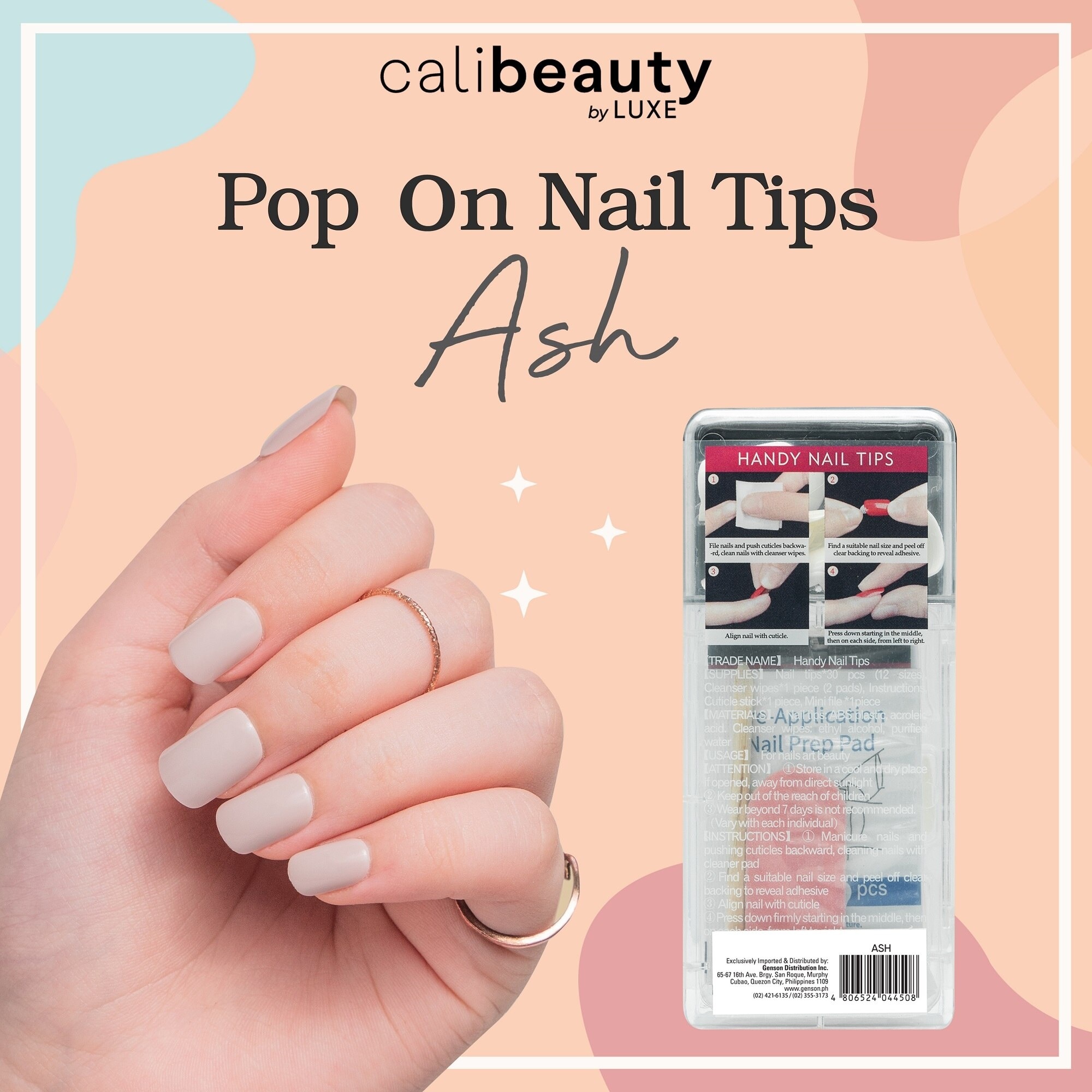 Press On Nail Tips Ash 24 Tips