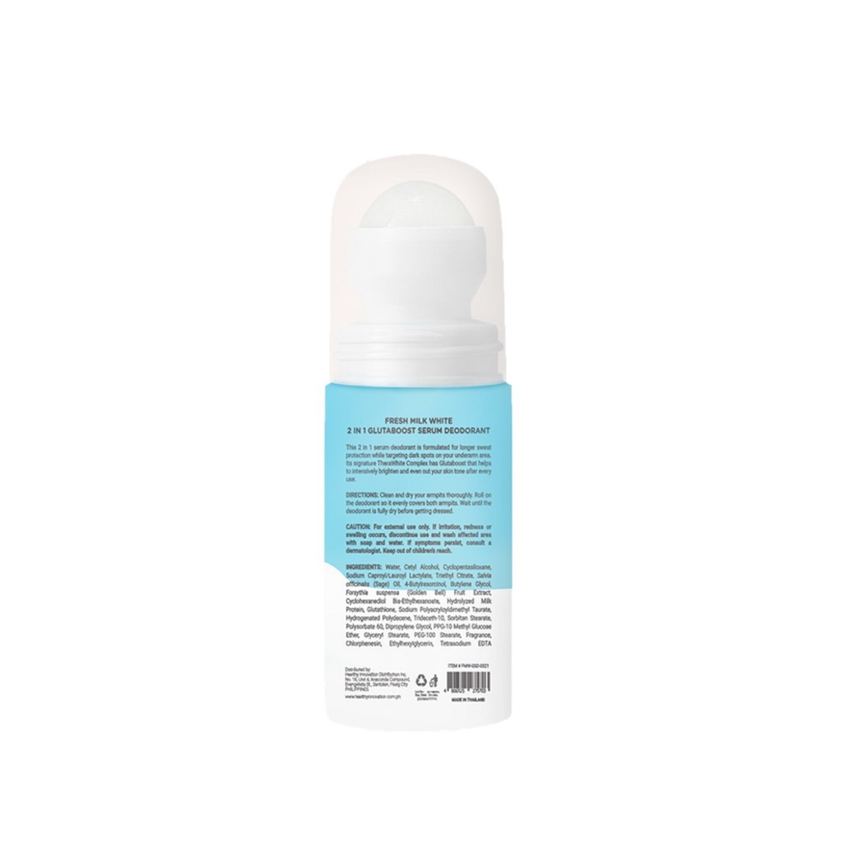 Skinlab Milk White 2 in 1 Glutaboost Serum Deodorant 50 mL