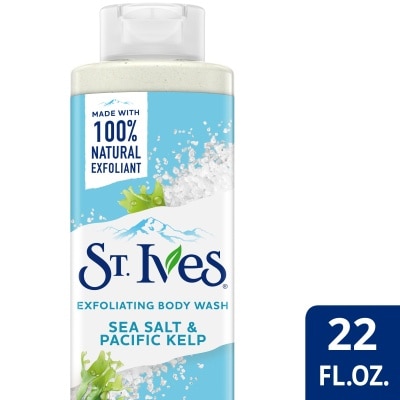 ST IVES Exfoliating Body Wash Sea Salt & Pacific Kelp 22OZ/ 650ml