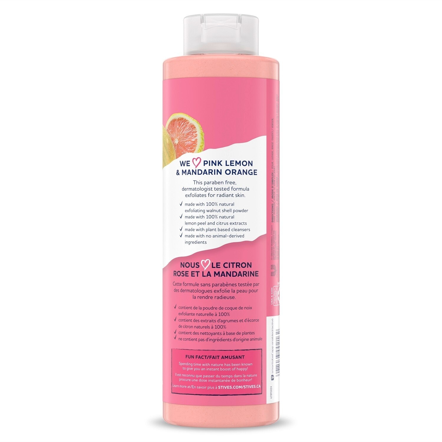 Exfoliating Body Wash Pink Lemon and Mandarin Orange 22OZ/ 650ml