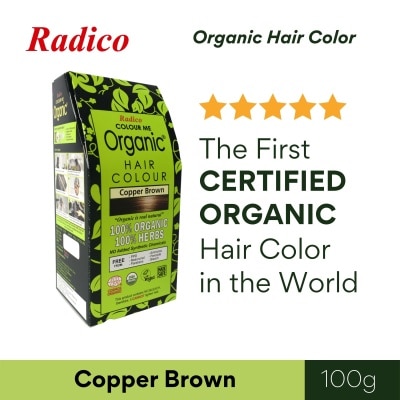 RADICO Colour Me Organic Hair Color - Copper Brown 100G