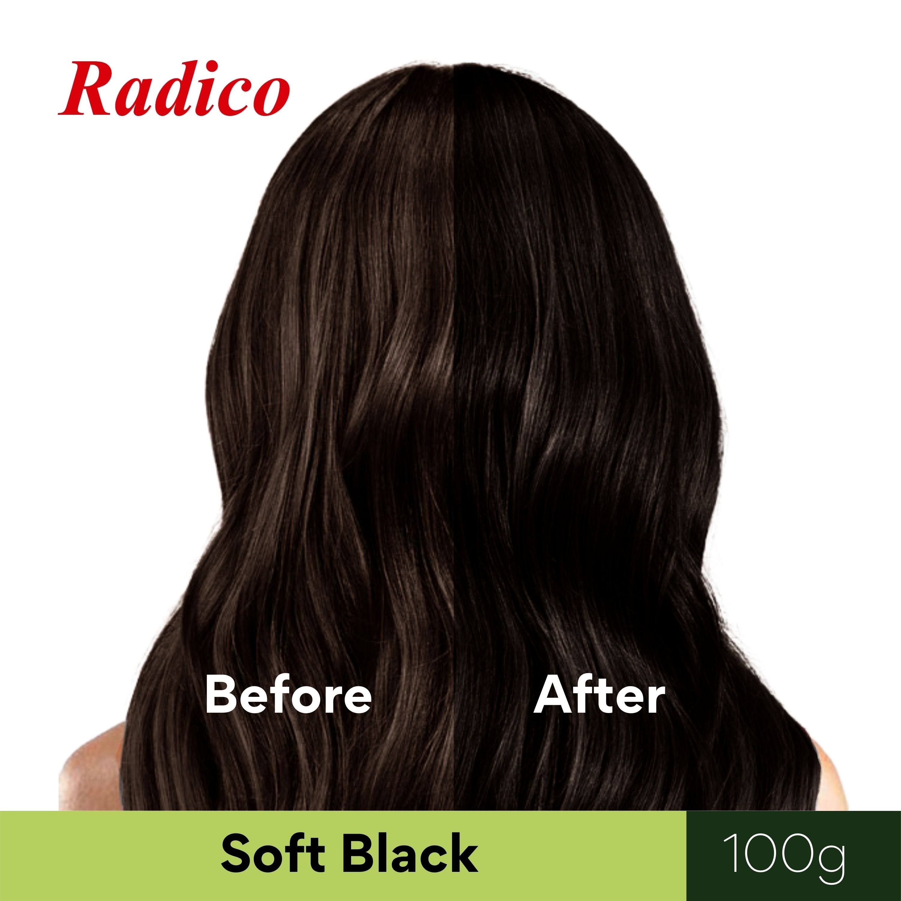 Colour Me Organic Hair Color - Soft Black 100G