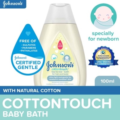 JOHNSONS BABY Johnson's CottonTouch Baby Wash 100ml-Newborn,Baby Essentials,Baby Care,Baby Bath,Body Wash For Baby