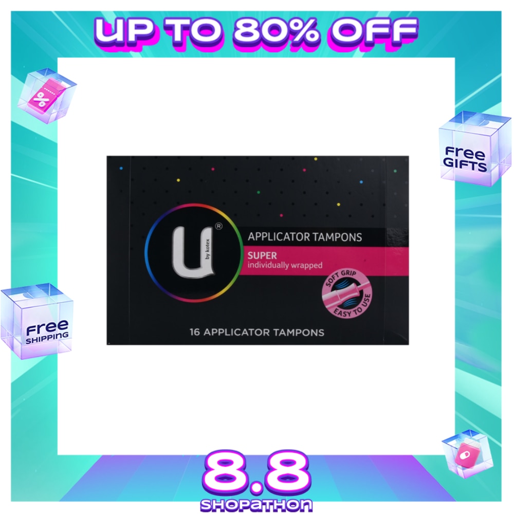 U Applicator Tampons Super 16s