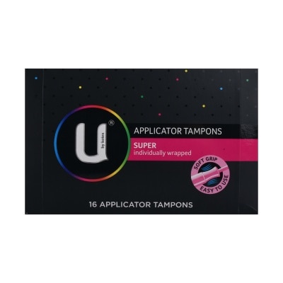 KOTEX U Applicator Tampons Super 16s