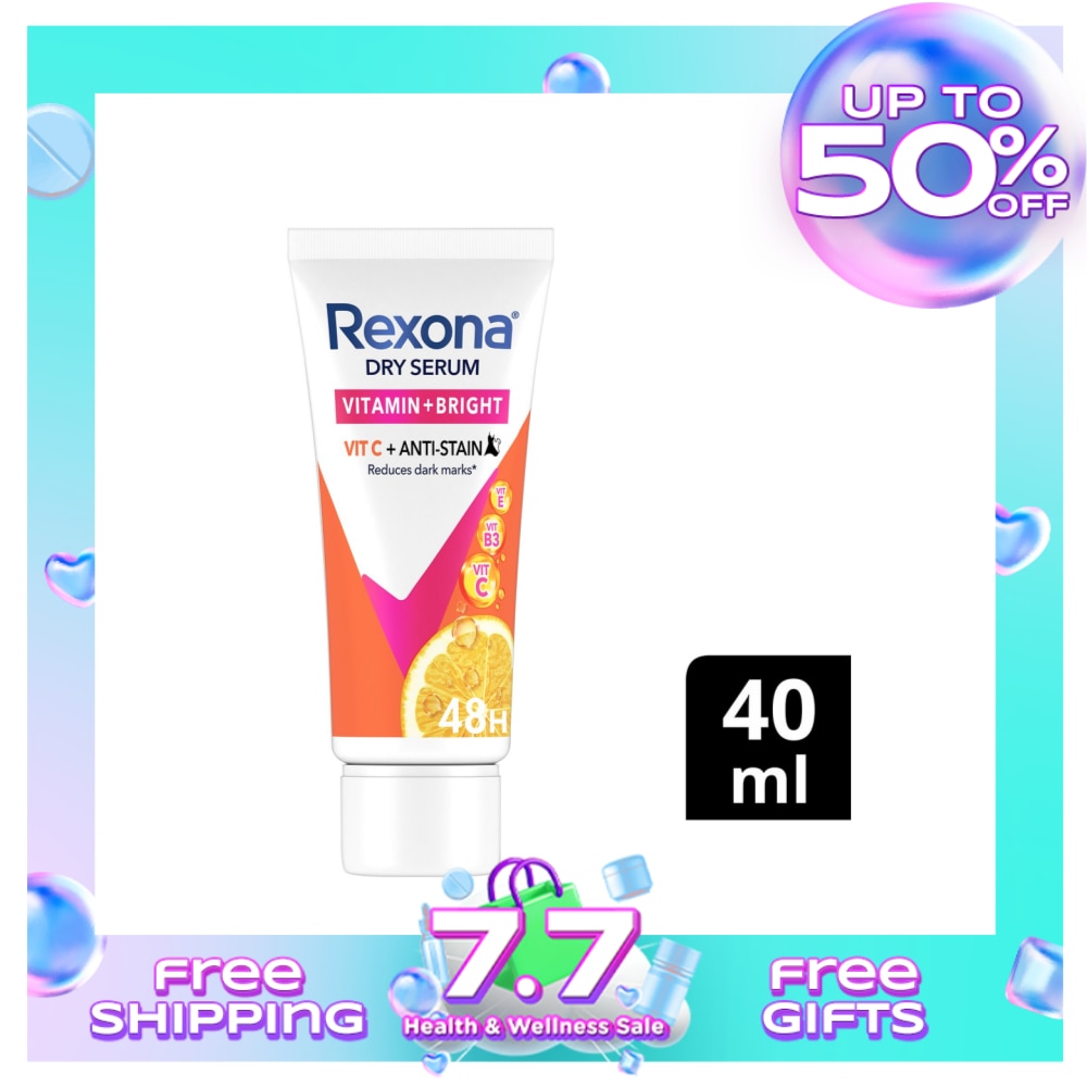 REXONA Vitamin+Bright Dry Serum Vit C+Anti-Stain 40ml