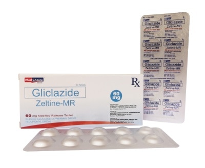 ZELTINE Gliclazide 60mg MR 1 Tablet [Prescription Required]