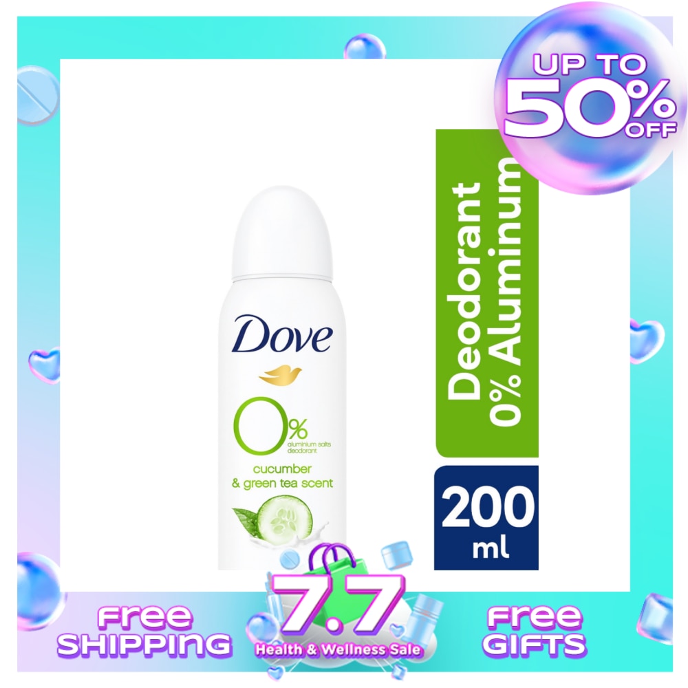 Dove Women Aluminum Free Deodorant Spray Cucumber & Green Tea 200ml