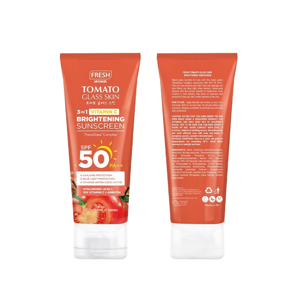 Fresh Skinlab Tomato Glass Skin Serum Sunscreen 50 mL