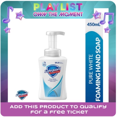SAFEGUARD - SAFEGUARD Foaming Hand Soap Pure White 450ml x 1