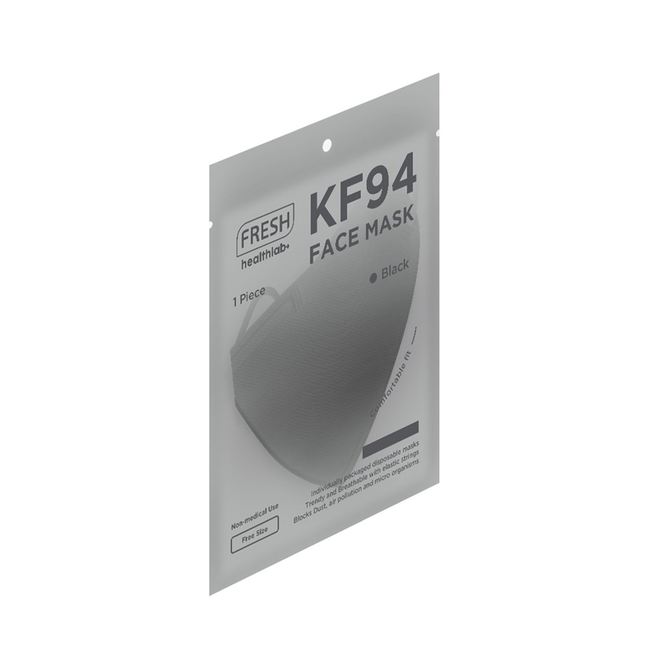 Healthlab+ KF94 Face Mask Black