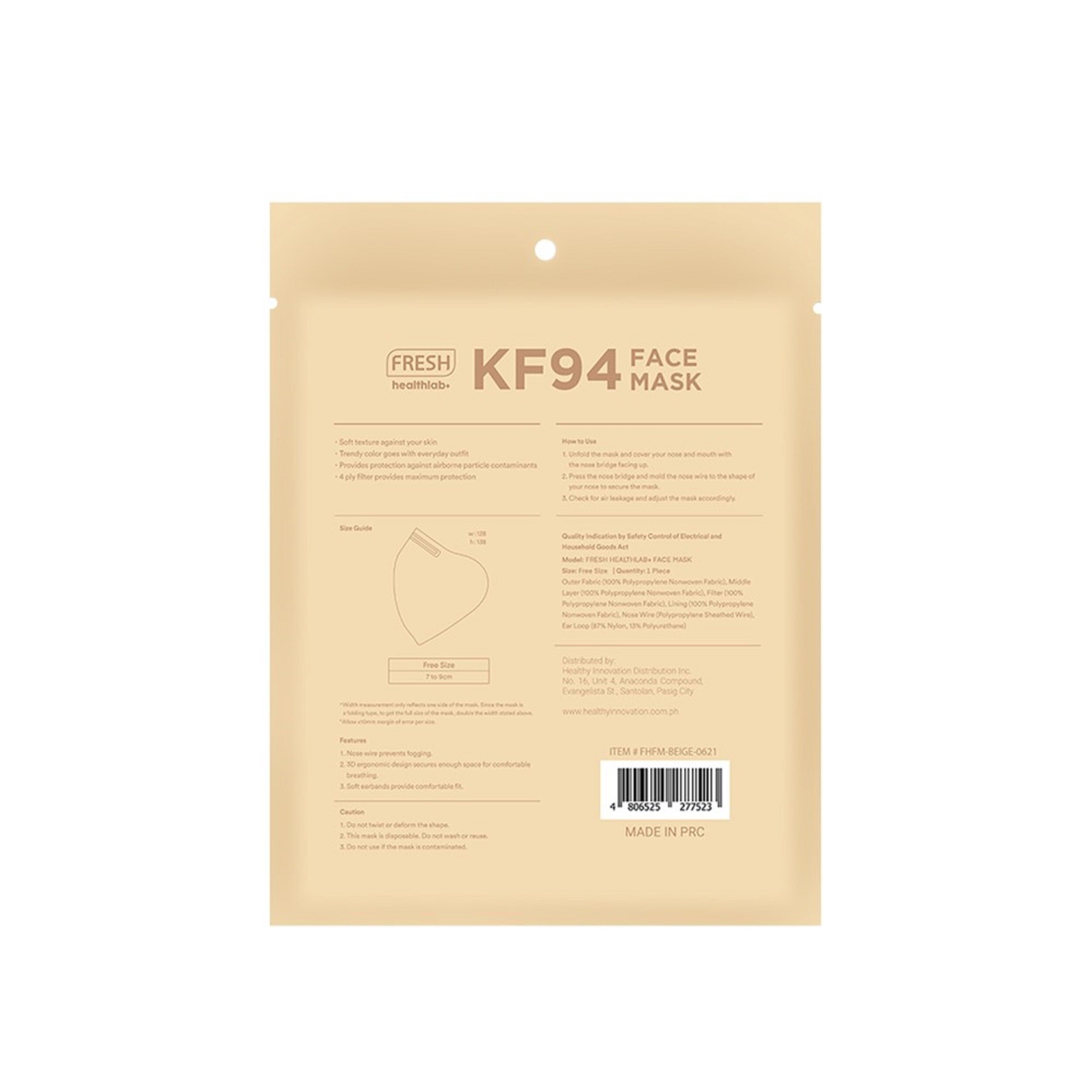 Healthlab+ KF94 Face Mask Beige