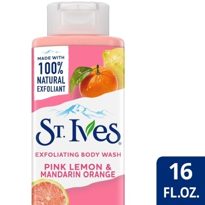 ST IVES Exfoliating Body Wash Pink Lemon and Mandarin Orange 16OZ