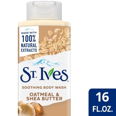 ST IVES Soothing Body Wash Oatmeal & Shea Butter 16OZ