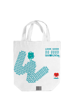 WATSONS Eco Bag Big Teal