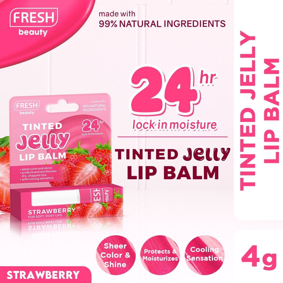 FRESH Beauty Tinted Jelly Lipbalm Strawberry 4g