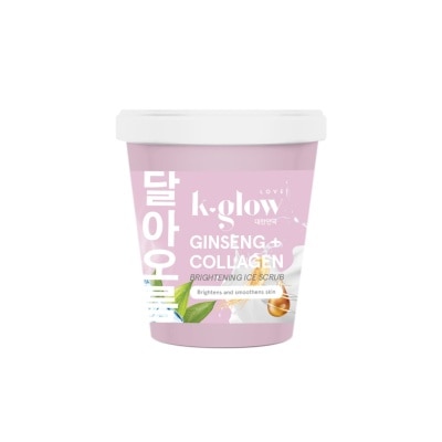 K GLOW Ginseng + Collagen Brightening Ice Scrub 200ml