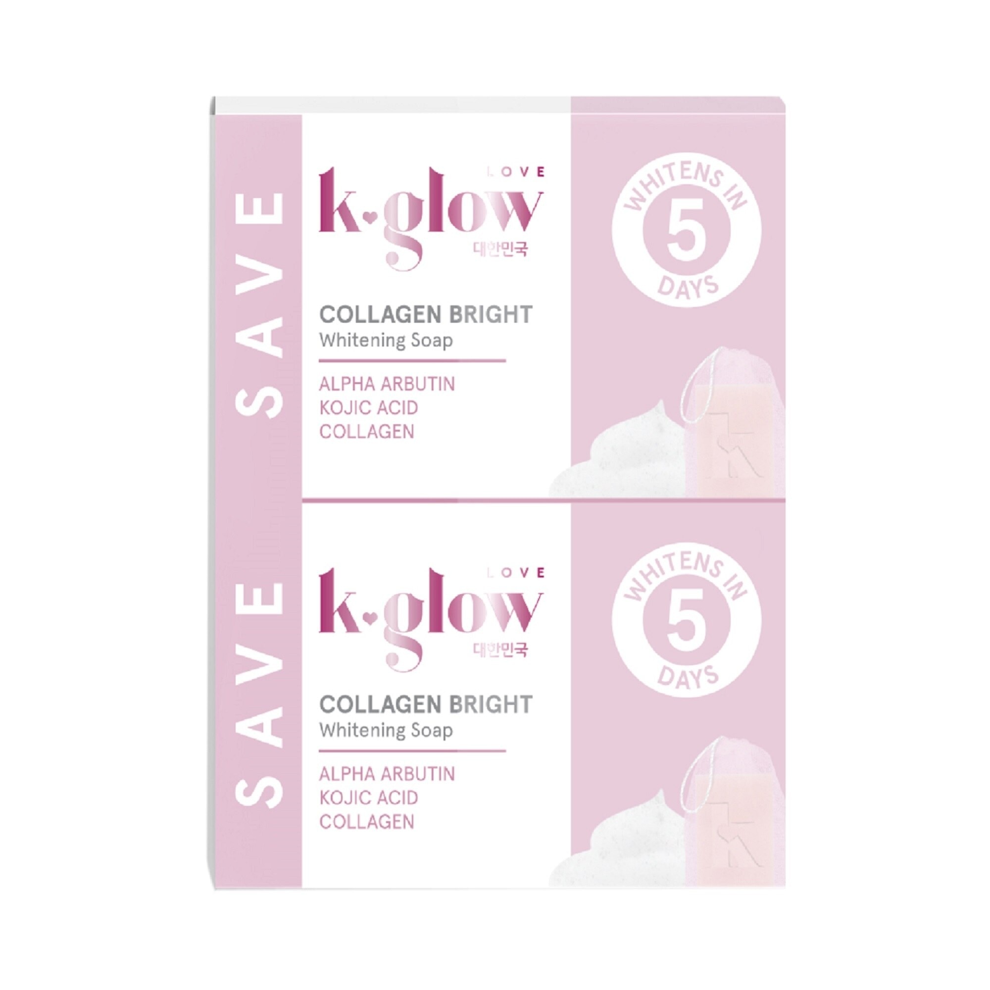 Collagen Bright Whitening Soap (2x60g)