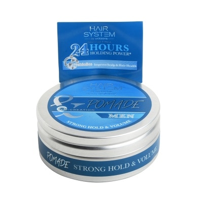 HAIR SYSTEM WS Pomade Men Strong Hold & Volume 75g