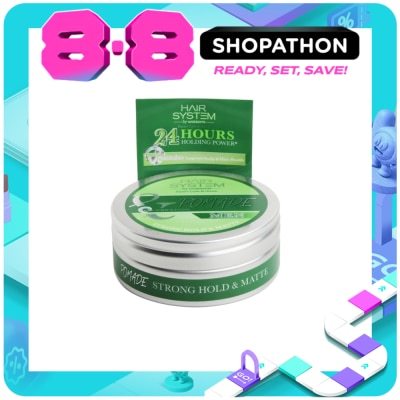 HAIR SYSTEM WS - Pomade Men Strong Hold & Matte 75g image