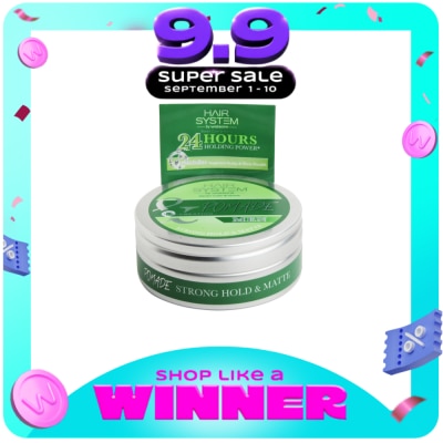 HAIR SYSTEM WS - Pomade Men Strong Hold & Matte 75g image